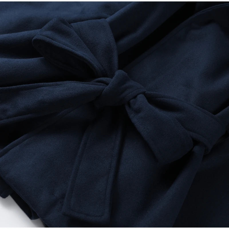 Veste Cape "Éléonore" à Ceinture